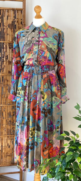 Vintage Eye Catching Day Dress