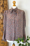 Vintage Tie Neck Blouse